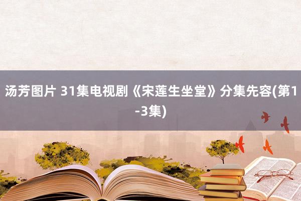 汤芳图片 31集电视剧《宋莲生坐堂》分集先容(第1-3集)